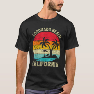 T-shirt Vacances en famille Vintage Retro California Coron