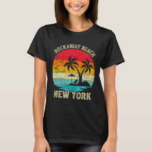 T-shirt Vacances en famille Vintage Retro New York Rockawa