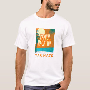 T-shirt Vacances en famille Yachat Beach Oregon Beach Bum