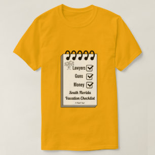 T-shirt Vacances en Floride du Sud - Une chemise MisterP