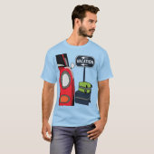 T-shirt Vacances en road trip (Devant entier)
