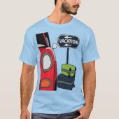 T-shirt Vacances en road trip (Devant)