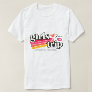 T-shirt Vacances entre meilleures amies   Filles en voyage