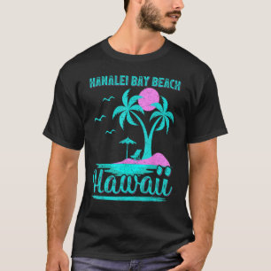 T-shirt Vacances été Palm Tree coucher de soleil Hawaii Ha