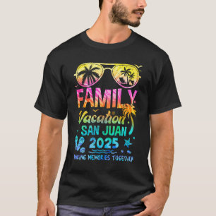 T-shirt Vacances Familiales 2025 San Juan Matching Memorie