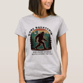 T-shirt Vacances familiales correspondantes BigFoot Gone S (Devant)