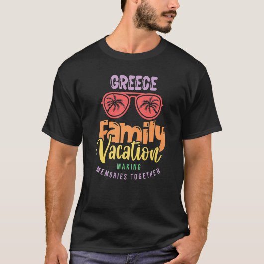 T-shirt Vacances familiales en Grèce (Devant)
