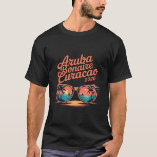 T-shirt Vacances familiales entre amis à Aruba Bonaire Cur