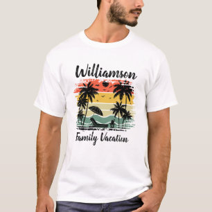 T-shirt vacances familiales personnalisées