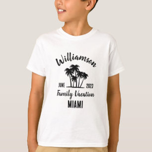 T-shirt vacances familiales personnalisées