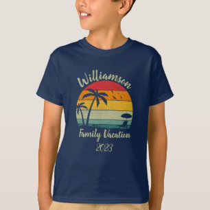 T-shirt Vacances familiales personnalisées