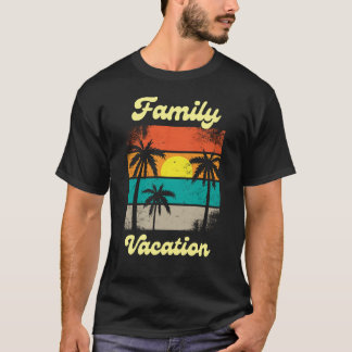 T-shirt Vacances familiales rétro
