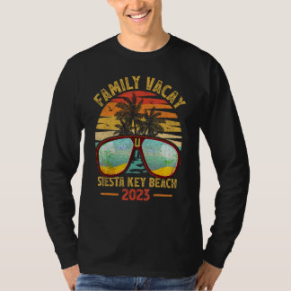 T-shirt Vacances familiales rétro vintage 2023 Floride Sie