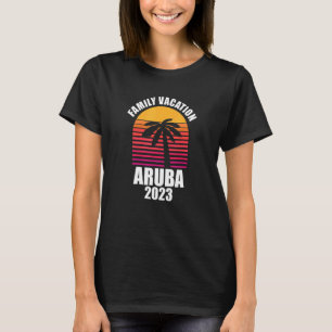 T-shirt Vacances Famille Aruba 2023 Vacances Groupe Corres