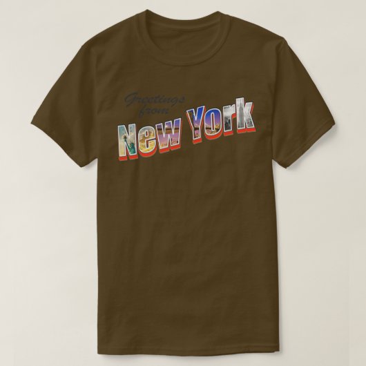 T-shirt Vacances New York New York (Design devant)