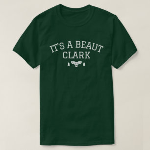 T-shirt Vacances Noël   C'est une Beaut Clark