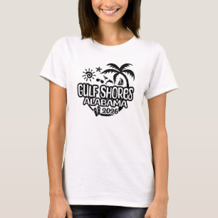 T-shirt Vacances ou voyage à Gulf Shores Alabama 2026