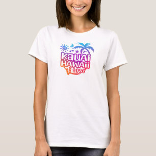 T-shirt Vacances ou voyage à Hawaï Kauai 2026