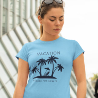 T-shirt Vacances - Repos pour adultes