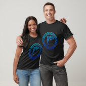 T-shirt Vacances Rétro avec Dauphins (Unisexe)