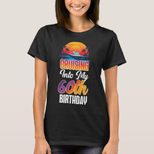 T-shirt Vacances sur un bateau de croisière 60e anniversai