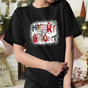 T-shirt Vacances Unisex Graphic Tee, amusant Joyeux et lum