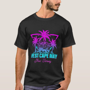 T-shirt Vacances Vaporwave Beach West Cape May