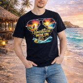 T-shirt Vacation Mode On Feels Like Ocean Sunset Dark Tee