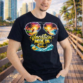 T-shirt Vacation Mode On Feels Like Ocean Sunset Dark Tee