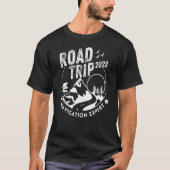 T-shirt Vacay Family Road Trip 2022 Navigation Expert (Devant)