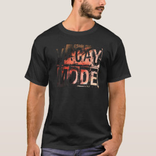 T-shirt Vacay Mode Vagues Ananas Vacances Vacances été Cru
