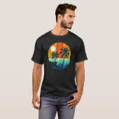 T-shirt Vacay Vibes Plage tropicale Vacances en famille ét (Devant entier)