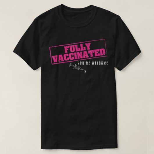 T-shirt Vaccination contre la grippe contractée Cadeau vac (Design devant)