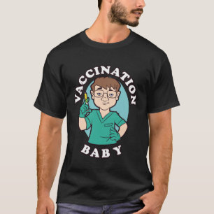 T-shirt Vacciné 2021 Je suis vacciné vaccin contre la grip
