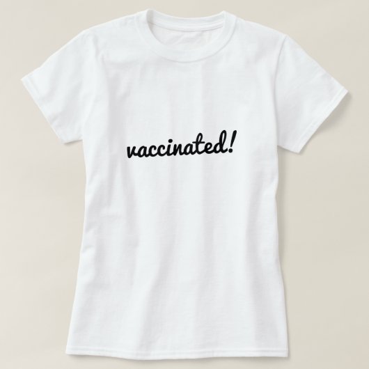 T-shirt Vacciné | Covid Coronavirus Vaccin moderne (Design devant)