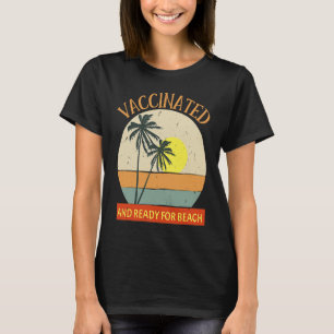 T-shirt Vacciné et prêt pour le vaccin Beach & party 20