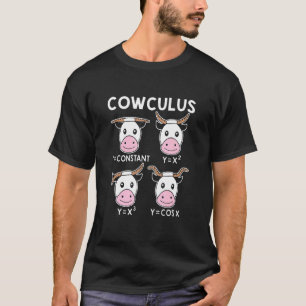 T-shirt Vachculatrice Prof de maths Élève en maths Homme F