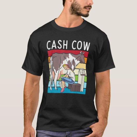 T-shirt Vache à lait (Devant)