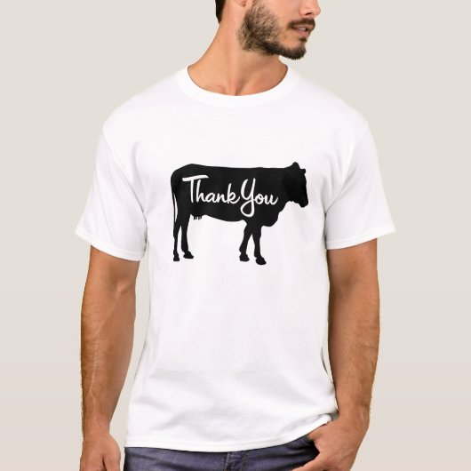 T-shirt Vache à Merci (Devant)