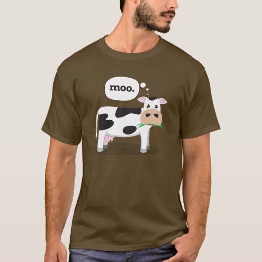 T-shirt Vache à MOO (Devant)