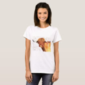 T-shirt vache à tête haute (Devant entier)