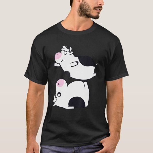 T-shirt Vache Acroyoga (Devant)