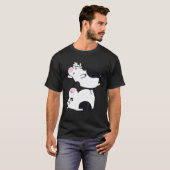 T-shirt Vache Acroyoga (Devant entier)