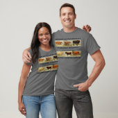 T-shirt Vache allemande vintage (Unisexe)