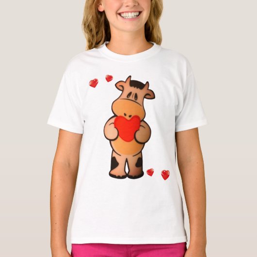 T-Shirt Vache amie (Devant)