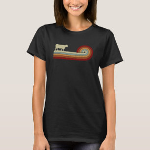T-shirt Vache Animal Hommes Femmes Style Rétro