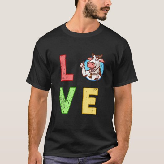 T-shirt Vache animale (Devant)