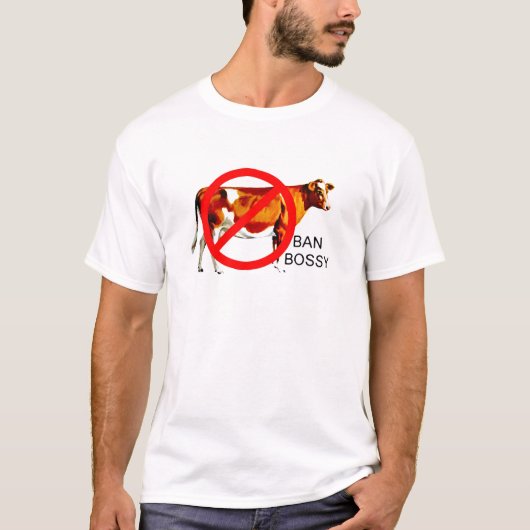 T-shirt Vache autoritaire à campagne d'interdiction (Devant)