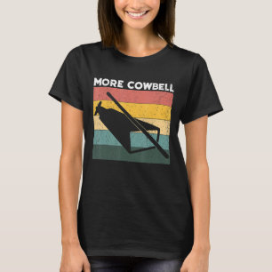 T-shirt Vache Bell Plus Cowbell Vintage Drummer Cowbell 3