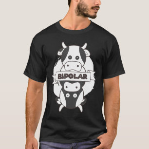T-shirt Vache bipolaire Je suis une vache mignonne pour la
